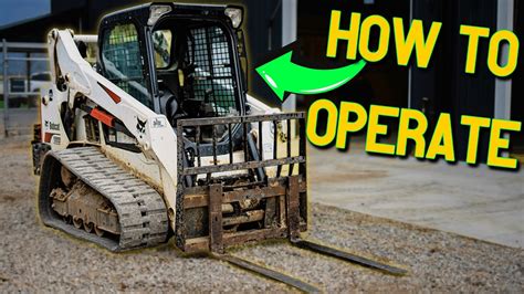 operating a skid steer bobcat|skid steer instructional videos.